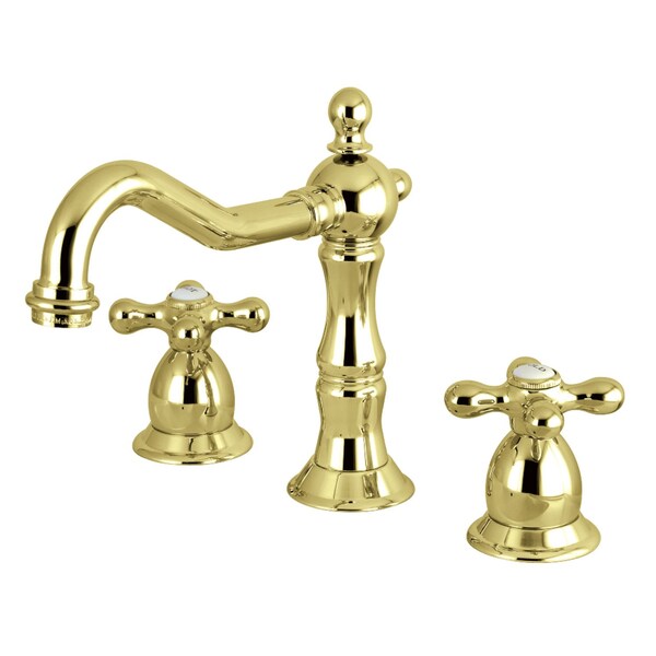 KS1972AX 8" Widespread Bathroom Faucet, Polished Brass